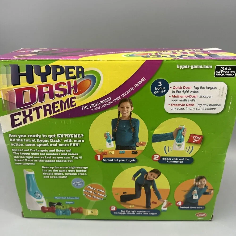 Hyper Dash Extreme 2010 Wild Planet - 1 Tagger, 6 Targets Racing Game New - Open